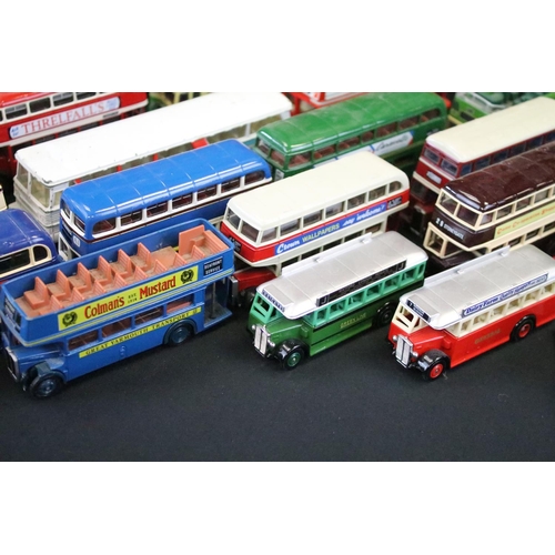 1050 - Collection of 38 diecast models buses / trams to include Corgi Original Omnibus, EFE & Dinky example... 