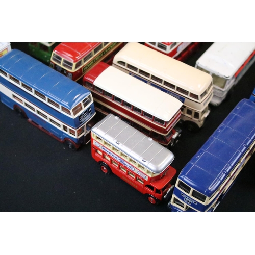 1050 - Collection of 38 diecast models buses / trams to include Corgi Original Omnibus, EFE & Dinky example... 