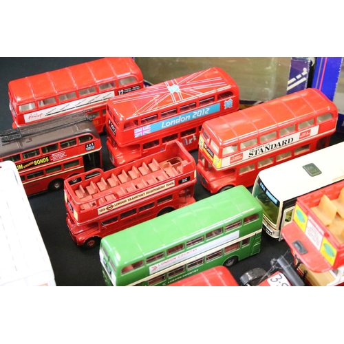 1050 - Collection of 38 diecast models buses / trams to include Corgi Original Omnibus, EFE & Dinky example... 