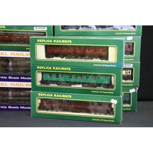 61 - 33 Boxed OO gauge items of rolling stock to include 15 x Replica Railways, 10 x Dapol, 3 x Hornby/Tr... 
