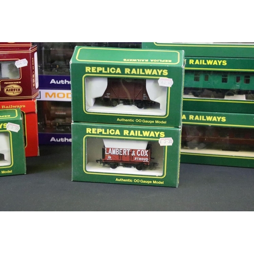 61 - 33 Boxed OO gauge items of rolling stock to include 15 x Replica Railways, 10 x Dapol, 3 x Hornby/Tr... 