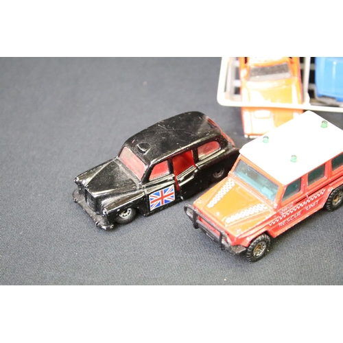 1206 - Collection of around 60 diecast models to include Matchbox, Corgi, Dinky, Tonka, Solido,..., featuri... 