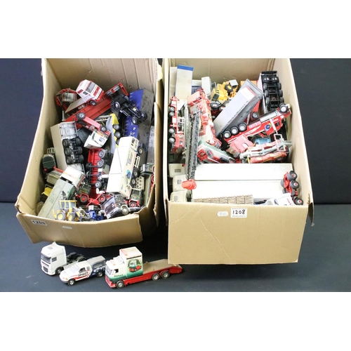 1208 - Large collection of assorted haulage diecast models to include examples from Corgi, Joal, Tonka, etc... 