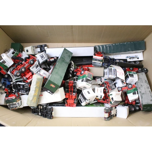 1211 - Large collection of various unboxed mainly Eddie Stobart related haulage diecast models to include v... 