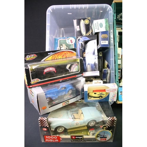 1213 - Around 70 boxed diecast models to include Atlas Editions, Maisto, Burago, Matchbox, Corgi, Lledo ...... 