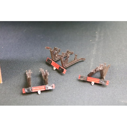 149 - Large collection of OO gauge model railway accessories to include various wire connectors, levers an... 