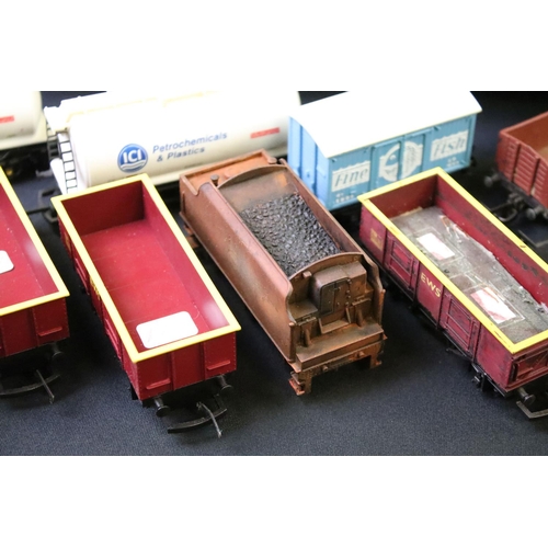 154 - Over 65 OO gauge items of rolling stock to include wagons, vans and tankers featuring Hornby and Tri... 