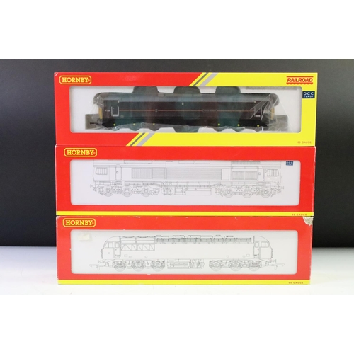 162 - Three boxed Hornby OO gauge locomotives to include R3757 EWS Class 47 Prince William No 47798, R2477... 