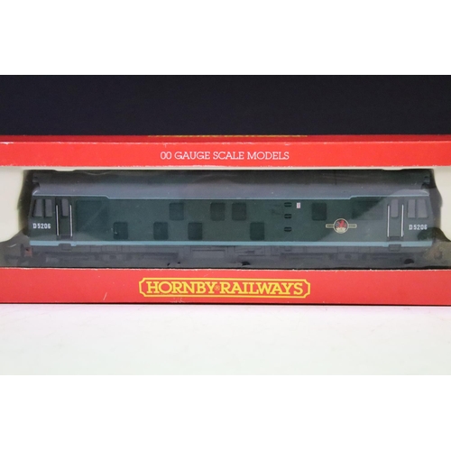 166 - Four boxed Hornby OO gauge locomotives to include R316 Class 47 Diesel Lady Diana Spencer, R253 BR B... 