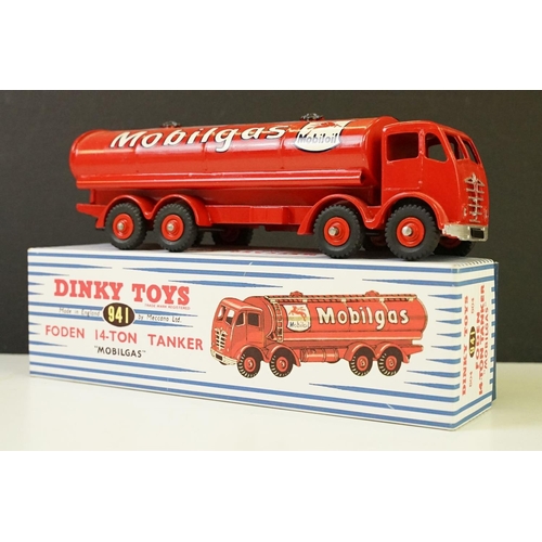 1052 - Ten Boxed Atlas Editions Dinky commercial diecast models to include 948 Tractor-Trailer McLean, 533 ... 