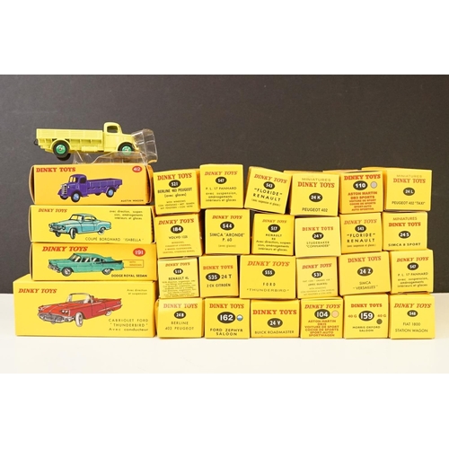 1053 - 28 Boxed Atlas / Norev  Dinky diecast models to include 555 Ford Thunderbird, 24S Simca 8 Sport, 24Y... 