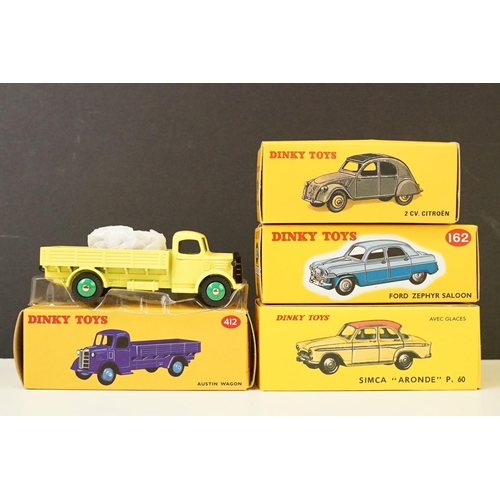 1053 - 28 Boxed Atlas / Norev  Dinky diecast models to include 555 Ford Thunderbird, 24S Simca 8 Sport, 24Y... 