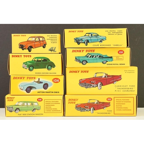 1053 - 28 Boxed Atlas / Norev  Dinky diecast models to include 555 Ford Thunderbird, 24S Simca 8 Sport, 24Y... 