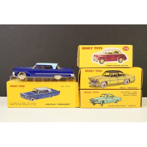 1054 - 28 Boxed Atlas / Norev  Dinky diecast models to include 105 Triumph TR2 Sports, 39A Packard Eight Se... 