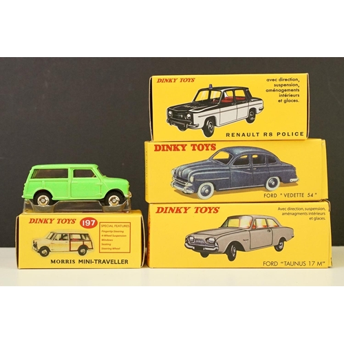 1054 - 28 Boxed Atlas / Norev  Dinky diecast models to include 105 Triumph TR2 Sports, 39A Packard Eight Se... 