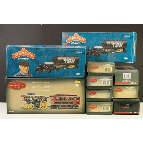 1056 - Eight boxed Corgi Vintage Glory of Steam ltd edn 1/50 scale diecast models to include 80108 (tearing... 