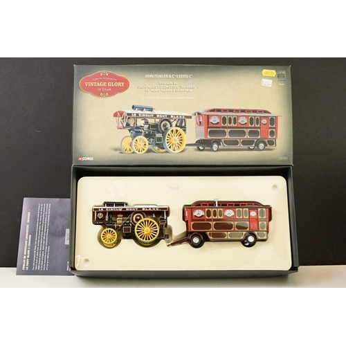 1056 - Eight boxed Corgi Vintage Glory of Steam ltd edn 1/50 scale diecast models to include 80108 (tearing... 