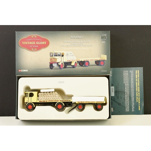 1056 - Eight boxed Corgi Vintage Glory of Steam ltd edn 1/50 scale diecast models to include 80108 (tearing... 