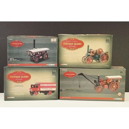 1056 - Eight boxed Corgi Vintage Glory of Steam ltd edn 1/50 scale diecast models to include 80108 (tearing... 