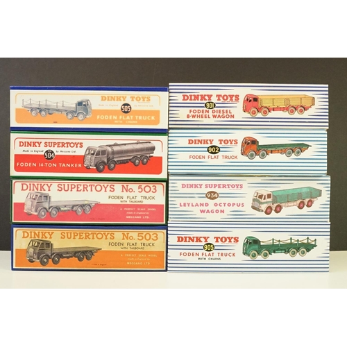 1057 - 22 Boxed Atlas /Norev  Dinky commercial diecast models to include 934 Leyland Octopus Wagon, No 502 ... 