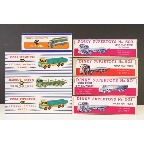 1057 - 22 Boxed Atlas /Norev  Dinky commercial diecast models to include 934 Leyland Octopus Wagon, No 502 ... 