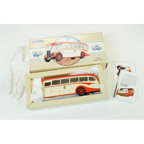 1061 - 14 Boxed Corgi Classics diecast models with certificates, to include Classic Public Transport, Class... 