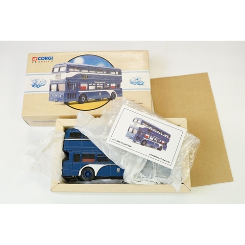 1061 - 14 Boxed Corgi Classics diecast models with certificates, to include Classic Public Transport, Class... 