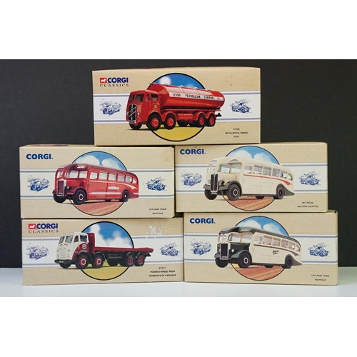 1061 - 14 Boxed Corgi Classics diecast models with certificates, to include Classic Public Transport, Class... 