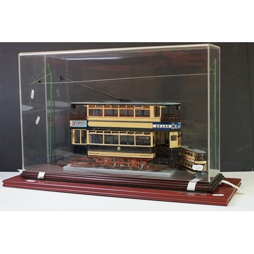 1065 - Brass, Copper & plastic built 3.6 gauge scale model of a 1911/12 Birmingham Corporation Tramcar with... 