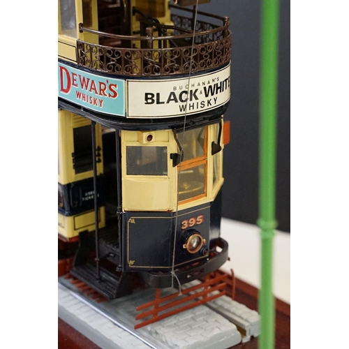 1065 - Brass, Copper & plastic built 3.6 gauge scale model of a 1911/12 Birmingham Corporation Tramcar with... 