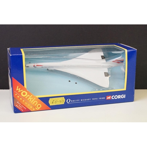 1066 - 12 Boxed diecast model planes to include 6 x Corgi 100 Years of Flight, Gemini Jets BA Boeing 747-40... 