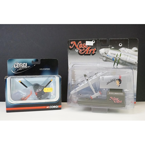 1066 - 12 Boxed diecast model planes to include 6 x Corgi 100 Years of Flight, Gemini Jets BA Boeing 747-40... 