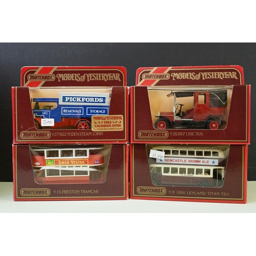 1071 - 24 boxed Matchbox Models of Yesteryear diecast models to include 1820 Passenger Coach & Horses, V21 ... 