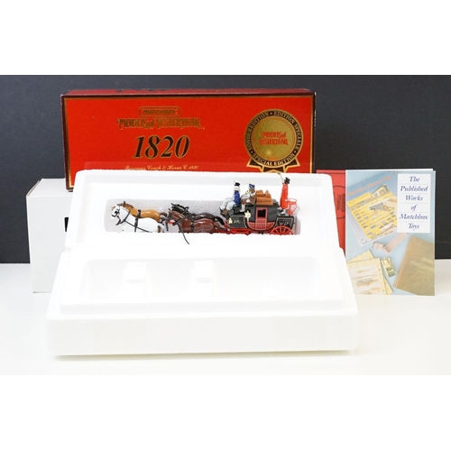 1071 - 24 boxed Matchbox Models of Yesteryear diecast models to include 1820 Passenger Coach & Horses, V21 ... 