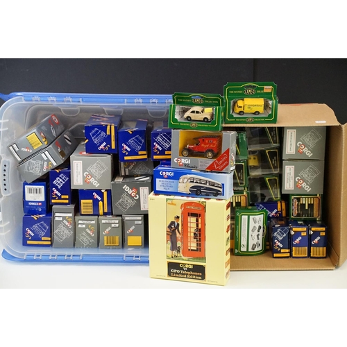 1074 - 40 Boxed Corgi diecast models to include GPO Telephones ltd edn set, various Ford Transit vans etc, ... 