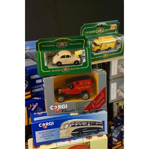 1074 - 40 Boxed Corgi diecast models to include GPO Telephones ltd edn set, various Ford Transit vans etc, ... 