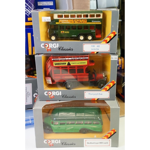 1074 - 40 Boxed Corgi diecast models to include GPO Telephones ltd edn set, various Ford Transit vans etc, ... 