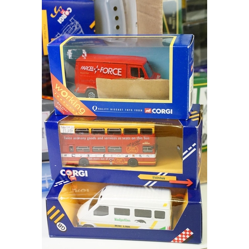 1074 - 40 Boxed Corgi diecast models to include GPO Telephones ltd edn set, various Ford Transit vans etc, ... 