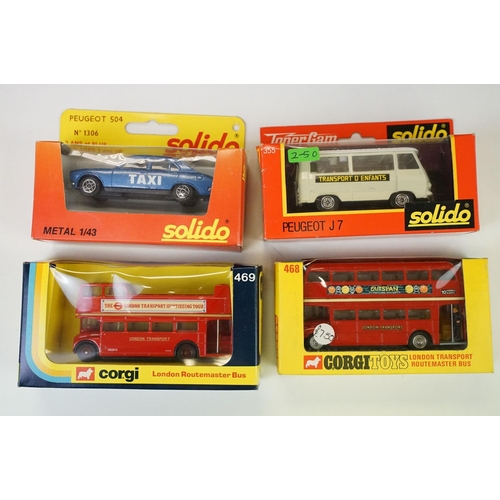 1075 - 24 Boxed diecast public transport & commercial models, mainly circa 70's & 80's examples to include ... 