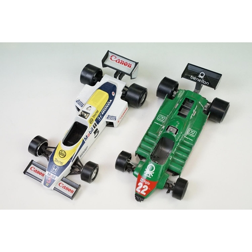 1077 - 16 Burago 1/24 diecast & plastic model Formula One models to include Williams FW 08, Lotus 97T etc, ... 