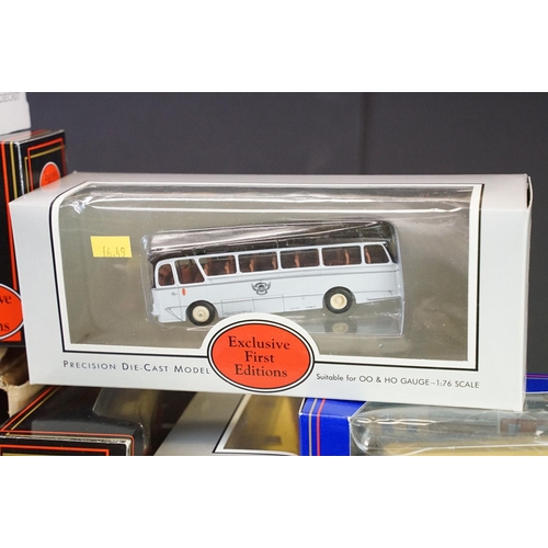 1078 - 49 Boxed EFE Exclusive First Editions diecast model buses to include 1/76, De-Regulation, OO scale e... 