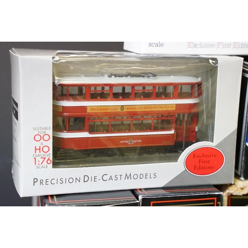 1078 - 49 Boxed EFE Exclusive First Editions diecast model buses to include 1/76, De-Regulation, OO scale e... 