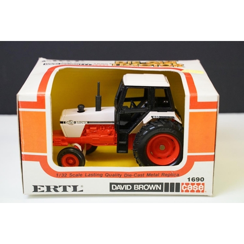 1080 - 12 Boxed ERTL diecast models to include 1/32 1139 Massey Ferguson Tractor, 1/32 1638 IH 784 FWD Trac... 