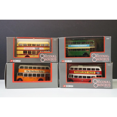 1081 - 27 Boxed / cased Corgi diecast public transport models to include 5 x Tramlines, 4 x Bus Operators o... 