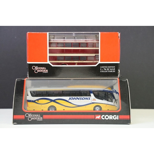 1081 - 27 Boxed / cased Corgi diecast public transport models to include 5 x Tramlines, 4 x Bus Operators o... 