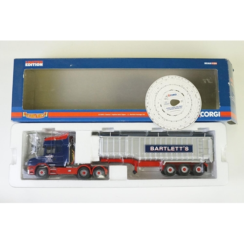 1017 - Eight boxed ltd edn 1/50 scale Corgi Hauliers Of Renown diecast models to include CC12813 J.J Bartle... 