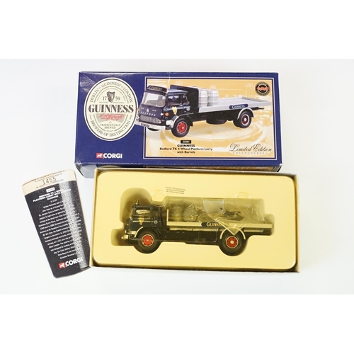 1018 - 11 boxed Corgi Guinness related diecast models to include 76403 Scania Curtainside, 22302 Leyland Su... 