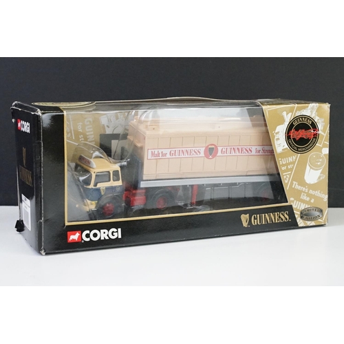 1018 - 11 boxed Corgi Guinness related diecast models to include 76403 Scania Curtainside, 22302 Leyland Su... 