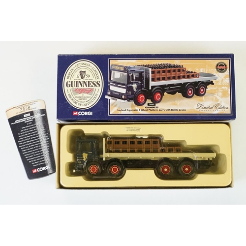 1018 - 11 boxed Corgi Guinness related diecast models to include 76403 Scania Curtainside, 22302 Leyland Su... 