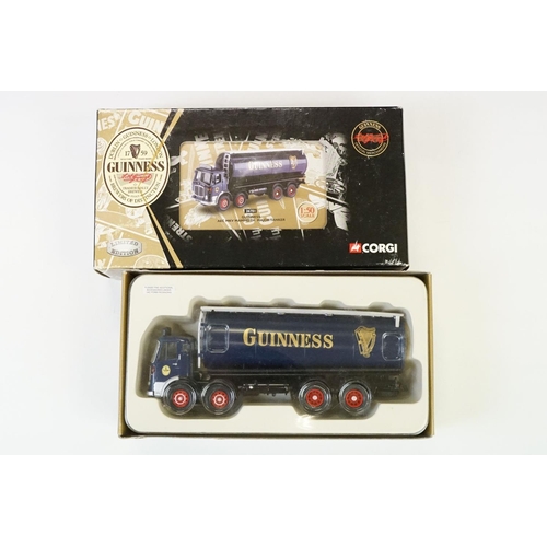 1018 - 11 boxed Corgi Guinness related diecast models to include 76403 Scania Curtainside, 22302 Leyland Su... 